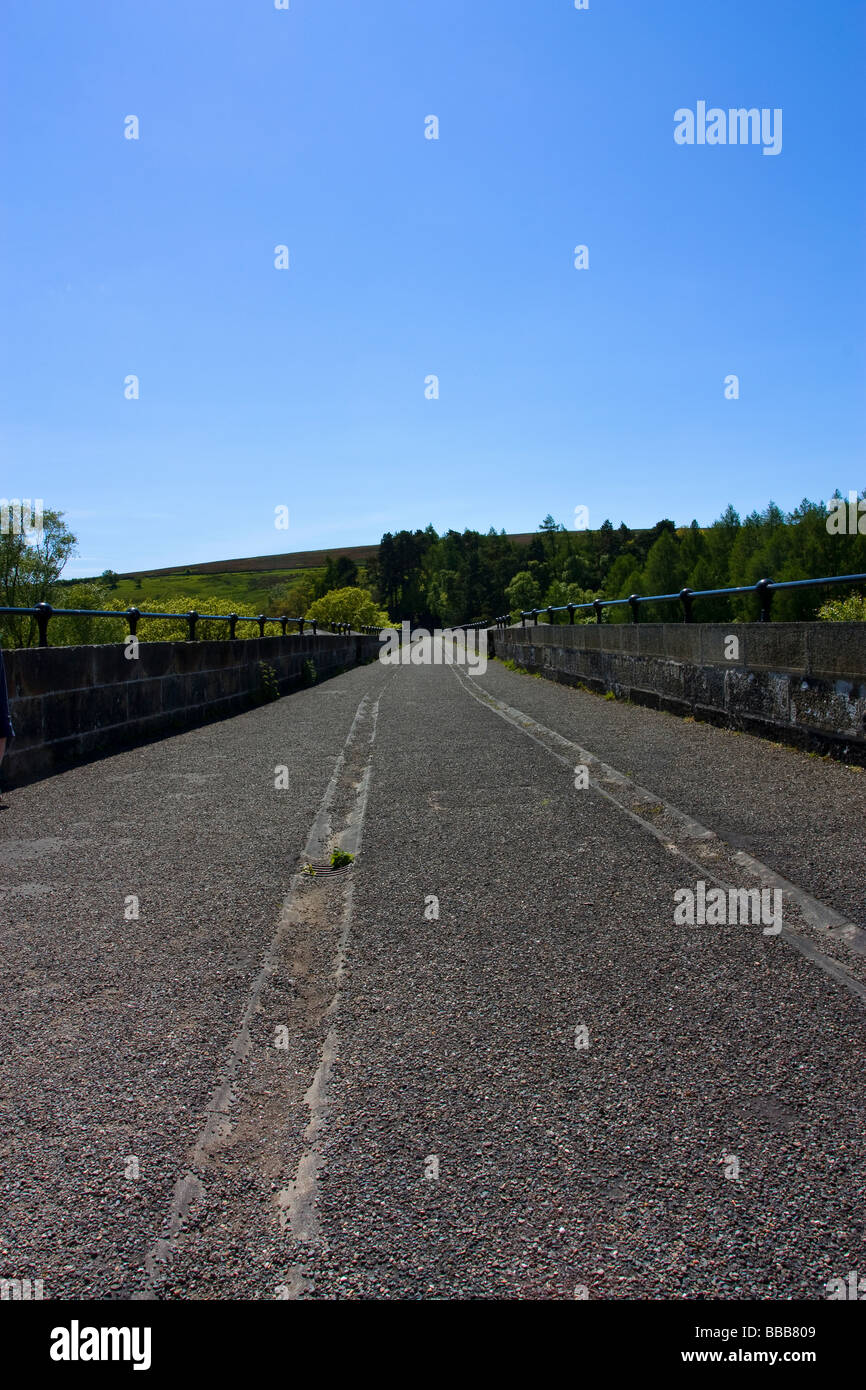 Lambley Viaduct vicino Coanwood nel sud del fiume Tyne Valley, Tynedale, Northumberland Foto Stock