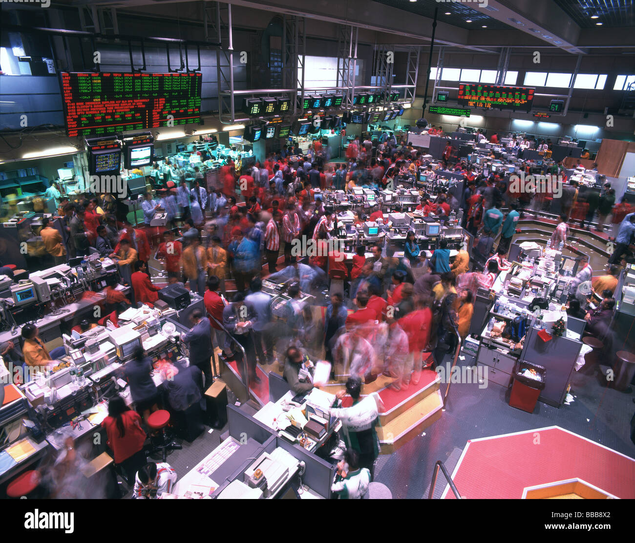 Singapore, SIMEX (Singapore internazionali di scambio monetario) Foto Stock