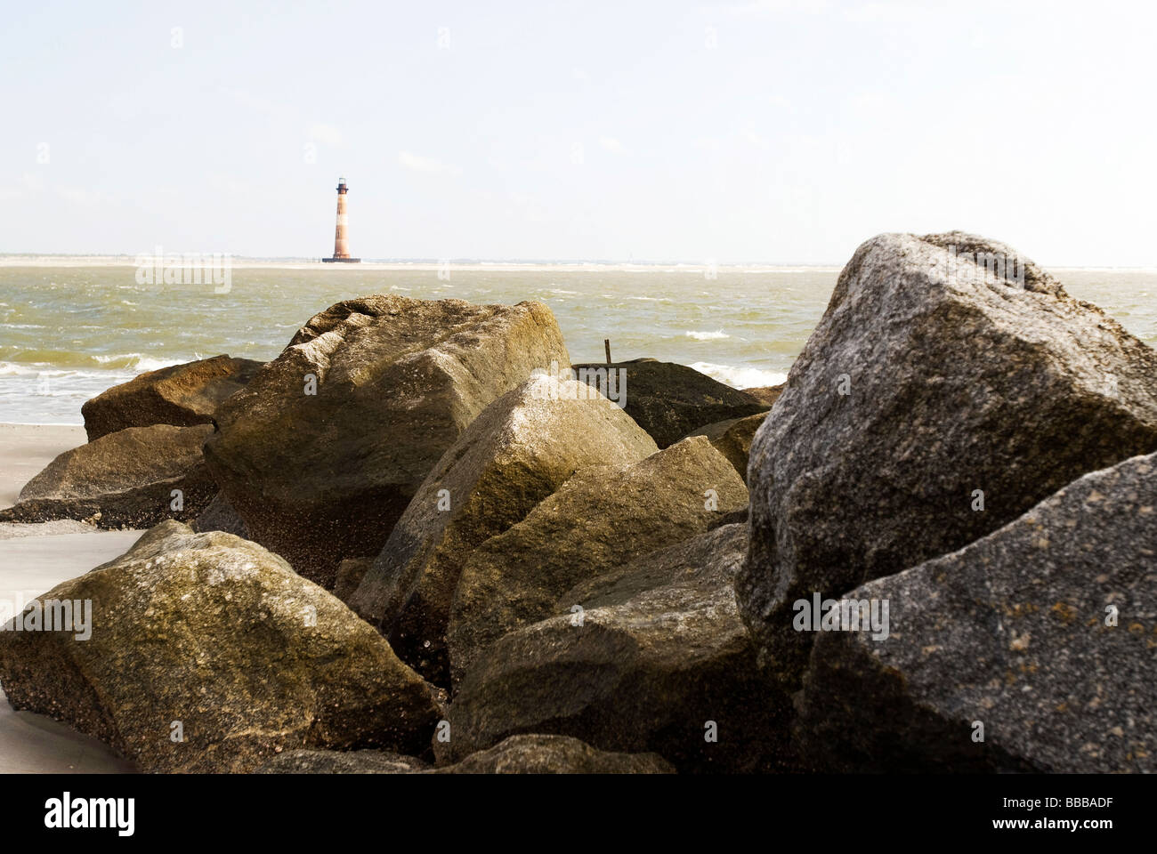 Morris Island Lighthouse Foto Stock