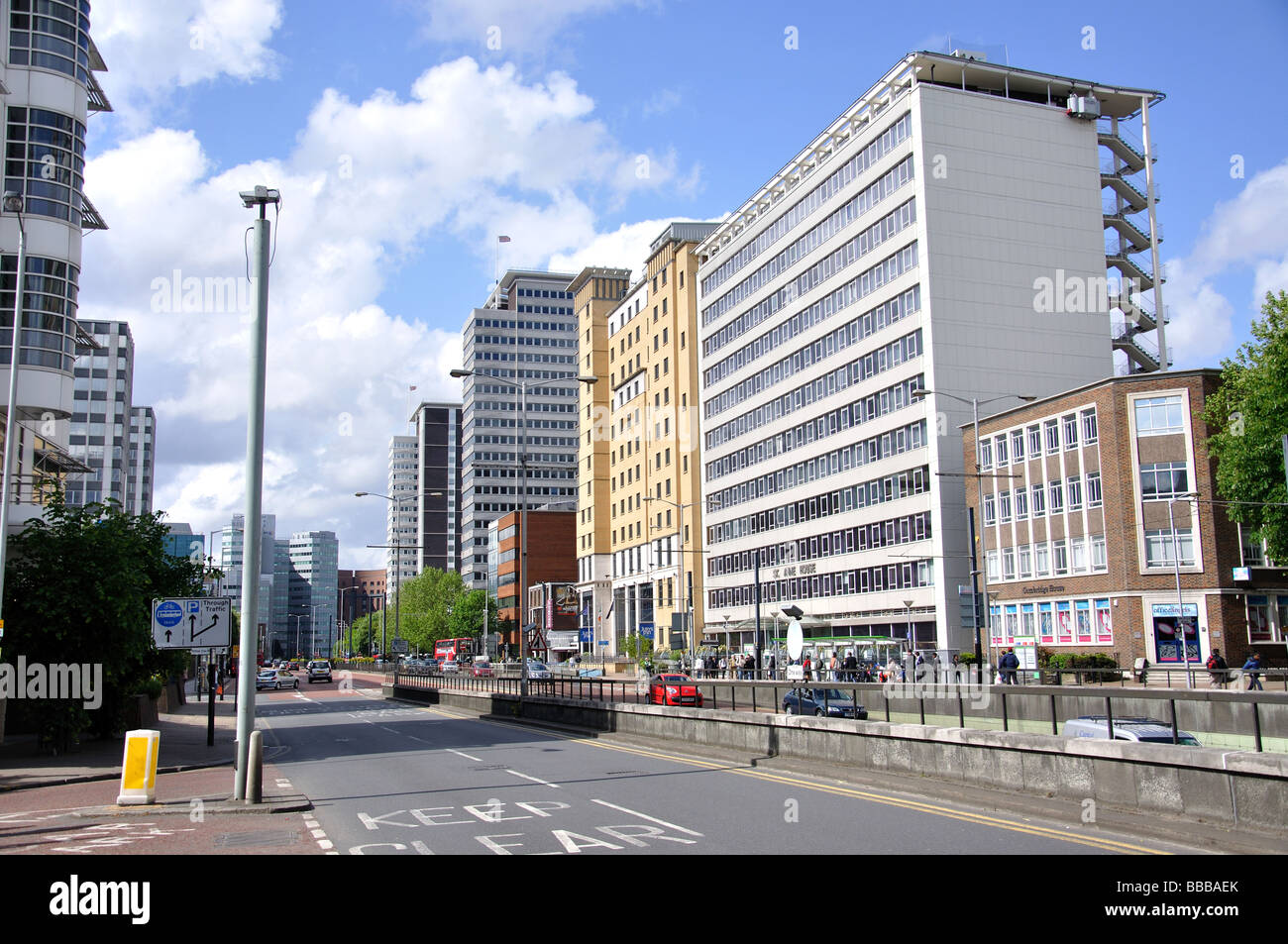 Wellesley Road, Croydon, London Borough of Croydon, Greater London, England, Regno Unito Foto Stock
