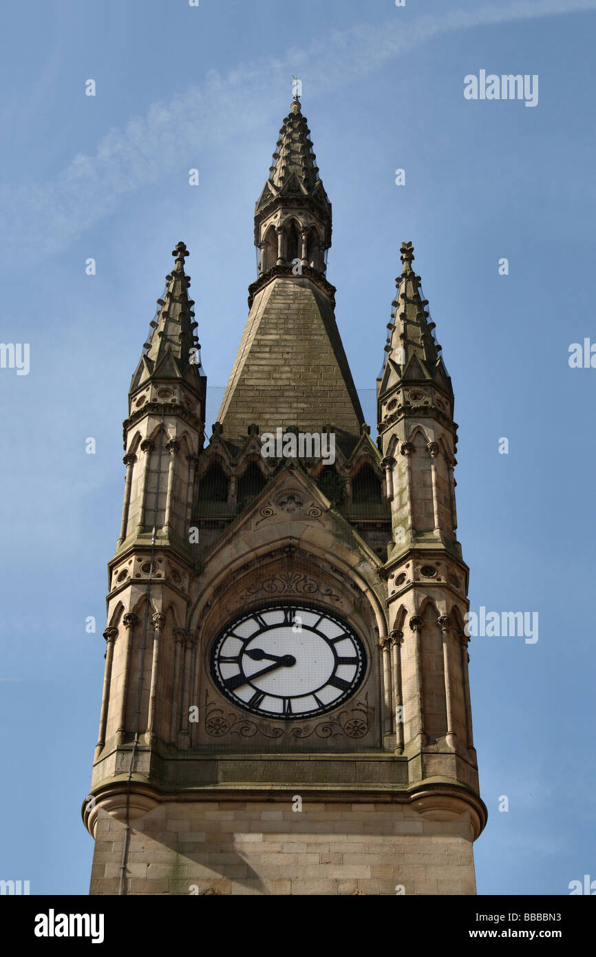 Wool Exchange Bradford edificio in Bradford West Yorkshire Inghilterra fu costruito tra il 1864 e il 1867. Foto Stock