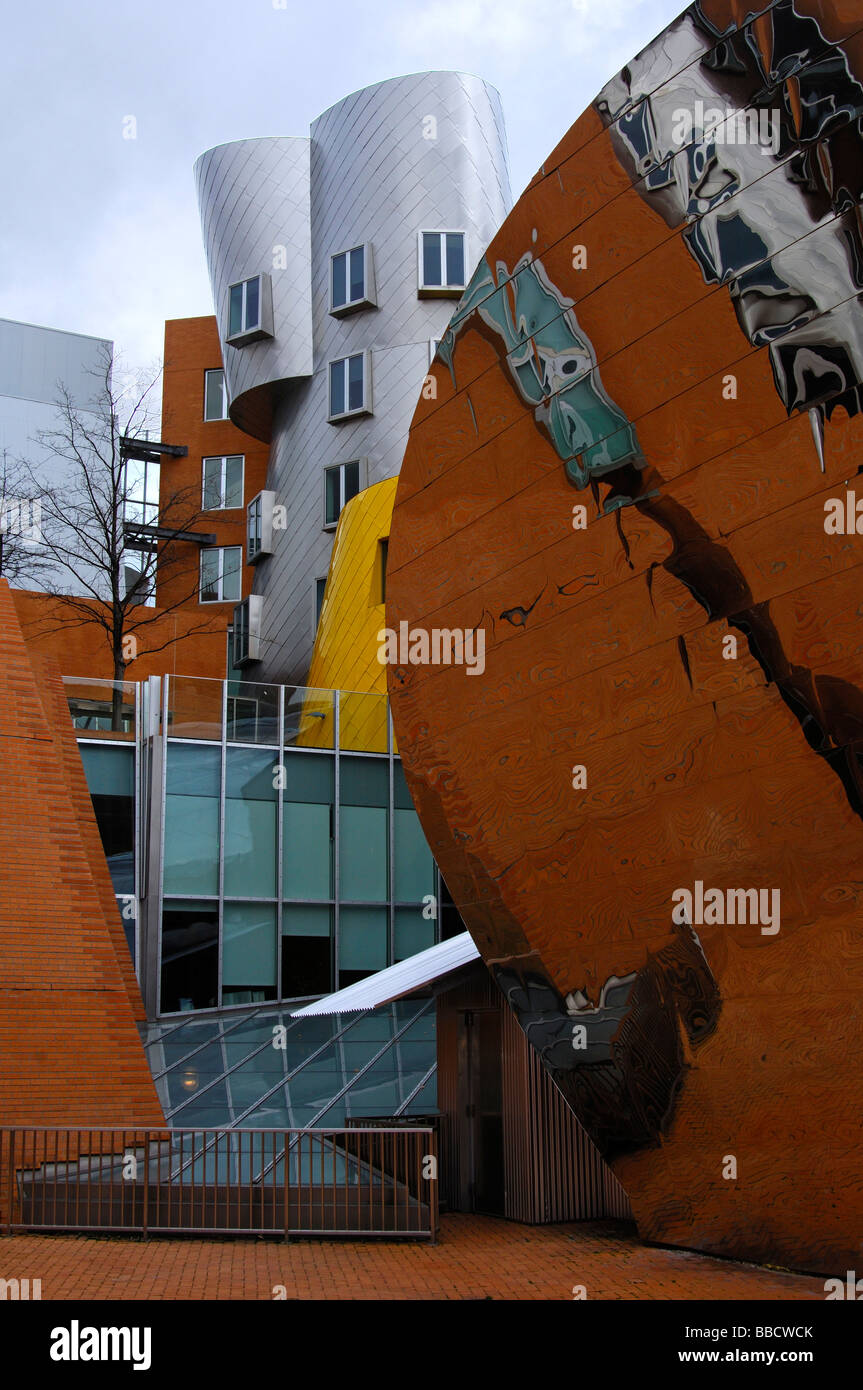 Stata Centro per il Computer Science and Artificial Intelligence Laboratory, MIT, Cambridge, Massachusetts, STATI UNITI D'AMERICA Foto Stock