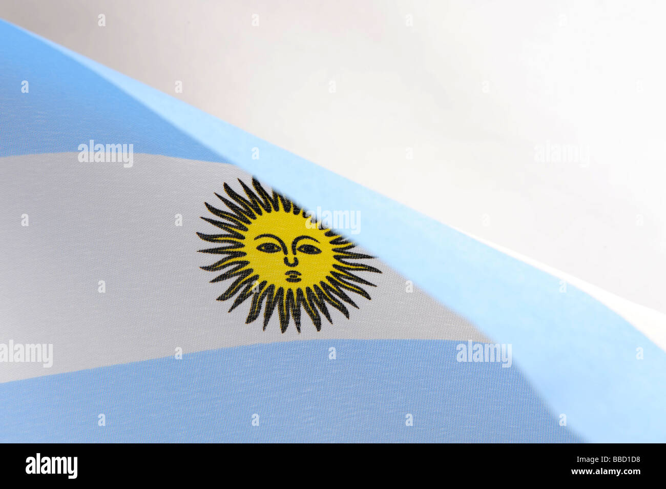Bandiera nazionale di Argentina Foto Stock