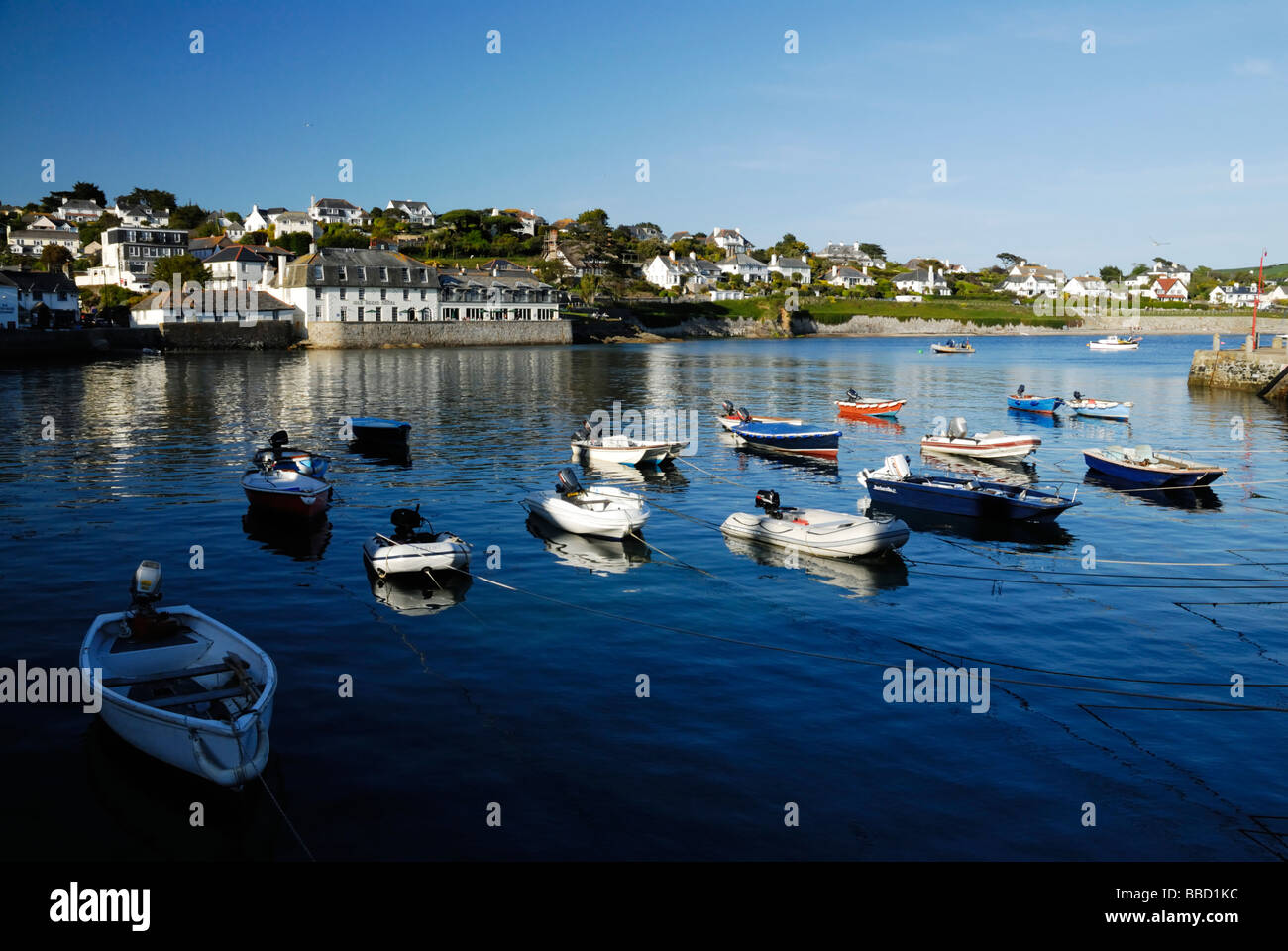 St Mawes Harbour, Cornwall, Regno Unito Foto Stock