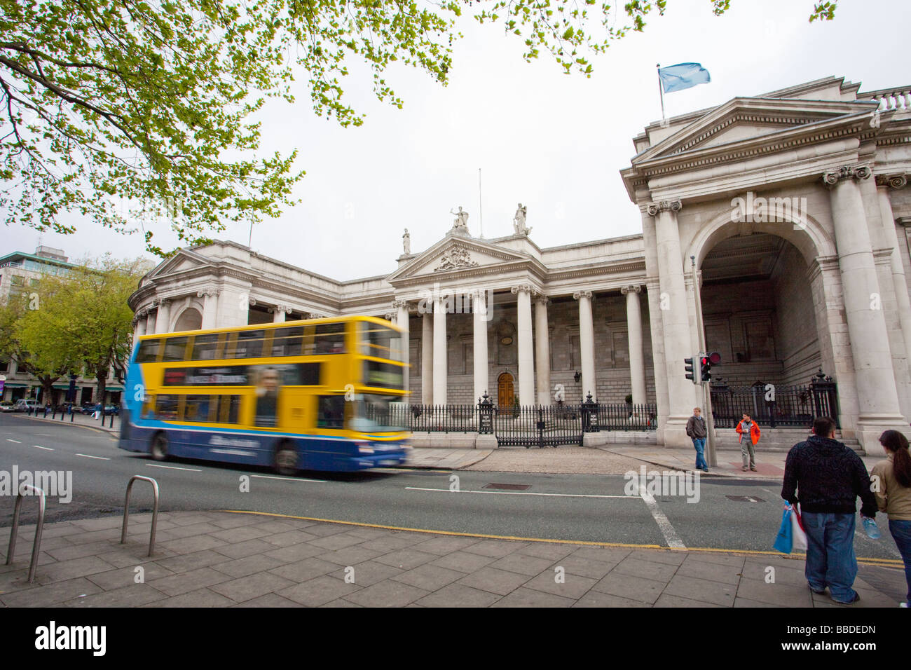 Bank of Ireland edificio College Green Dublino Irlanda Eire Repubblica Irlandese in Europa Foto Stock