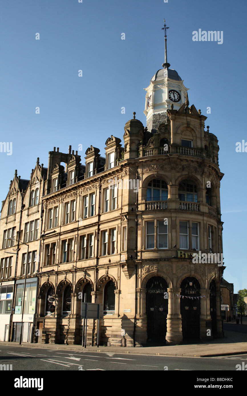 Yorkshire Penny Bank Bradford Yorkshire architetto Giovanni Ledingham, presenta notevoli caratteristiche architettoniche di interesse Foto Stock
