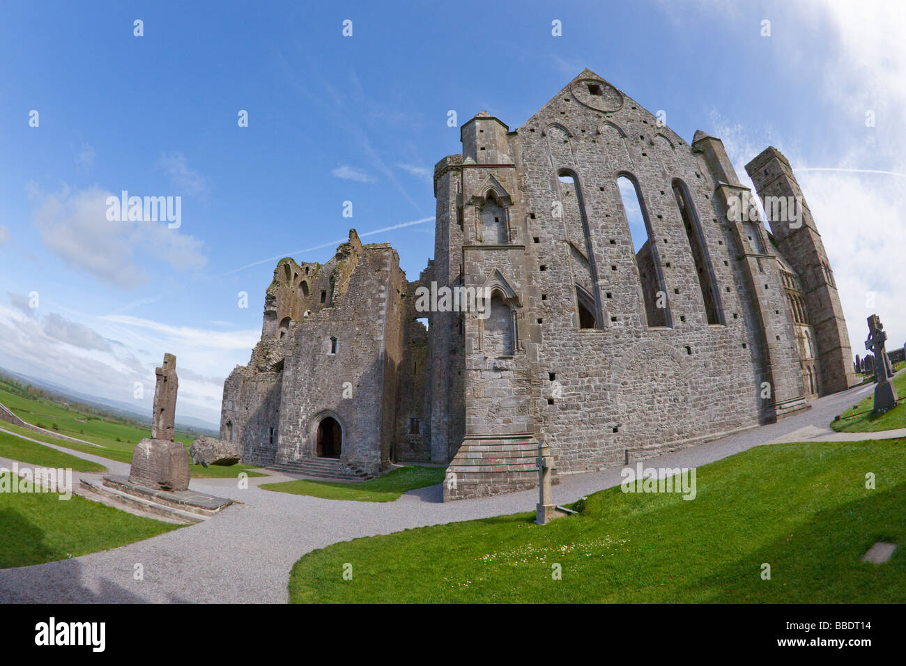 Rocca di Cashel County Co Tipperary Irlanda Eire Repubblica Irlandese in Europa Foto Stock