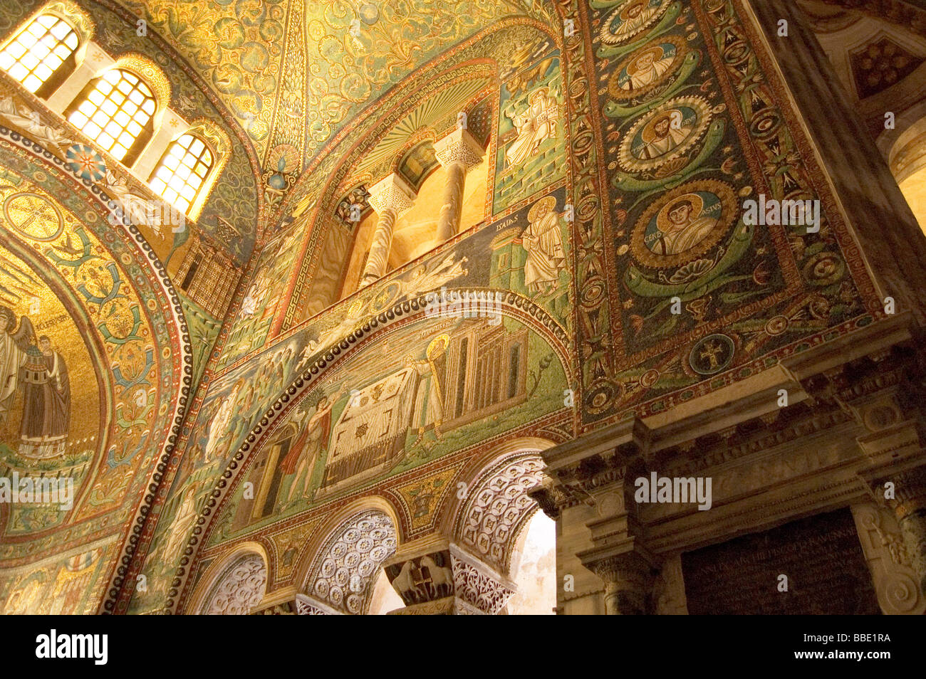 Mosaici dalla Basilica di San Vitale, Ravenna, Ilaty Foto Stock