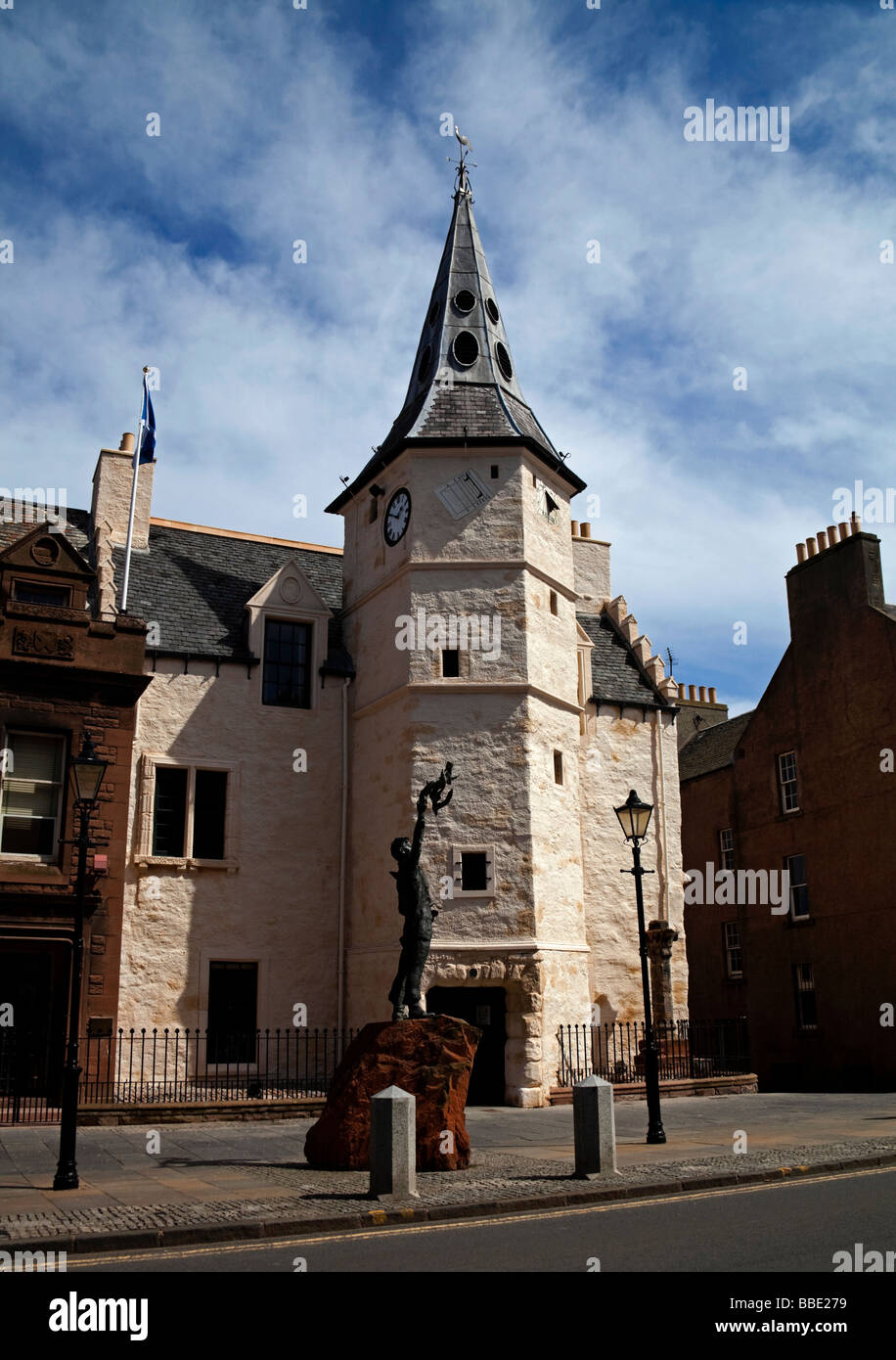 Town House, Dunbar, East Lothian in Scozia Foto Stock