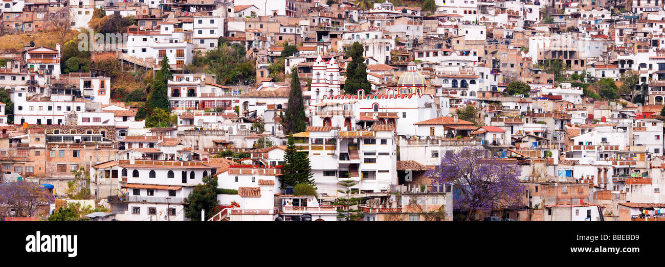 Panoramica di Taxco, Guerrero, Messico Foto Stock