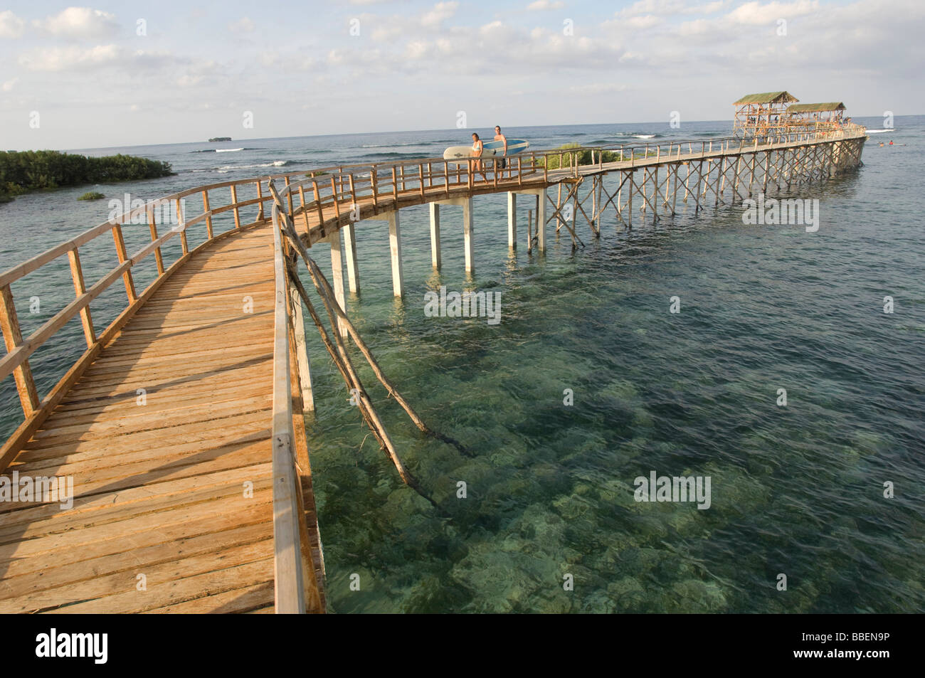 Siargao Island, Surigao del Norte, sull isola di Mindanao, Filippine Foto Stock