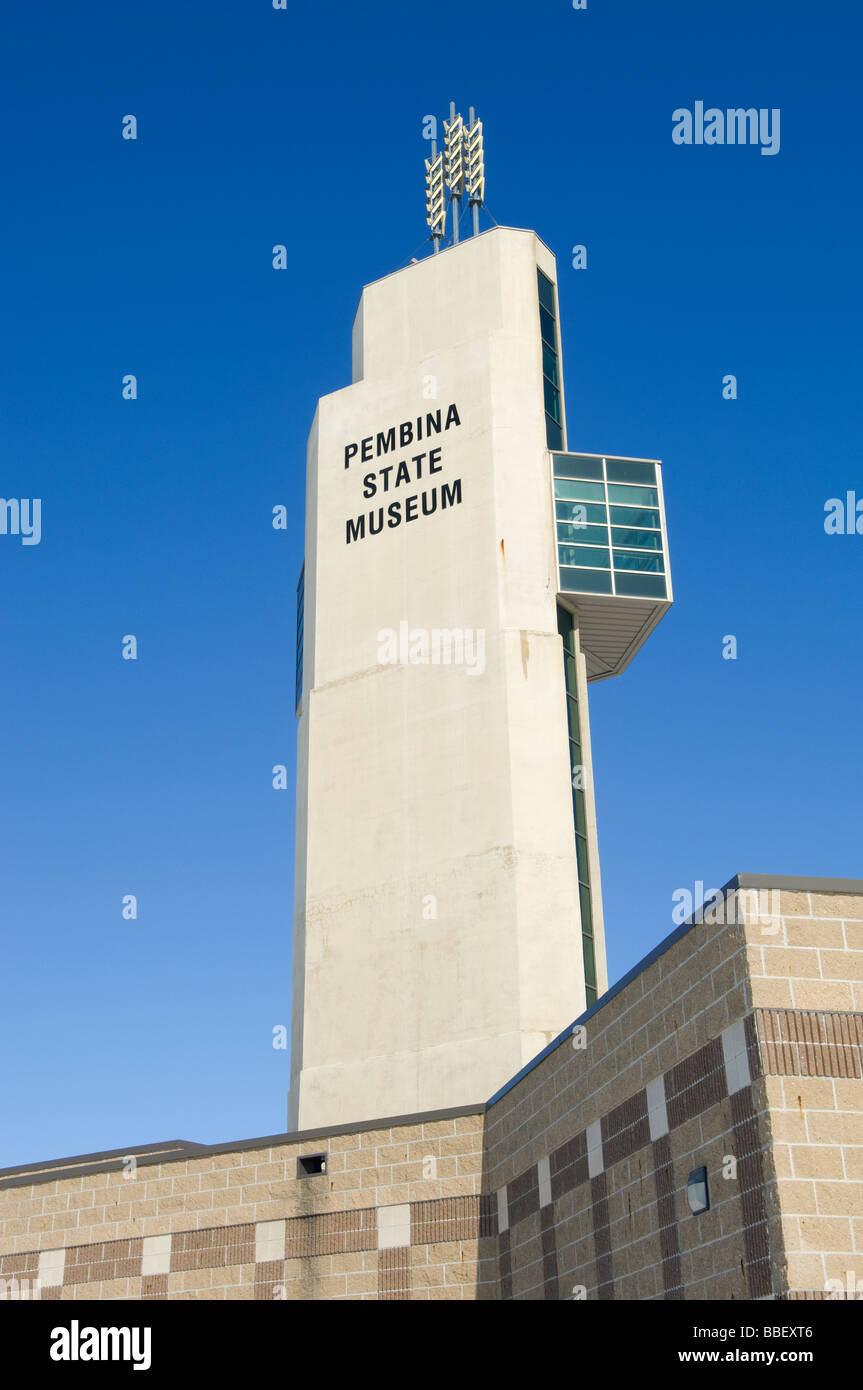 Torre di osservazione a Pembina Museo Statale, Pembina, North Dakota Foto Stock