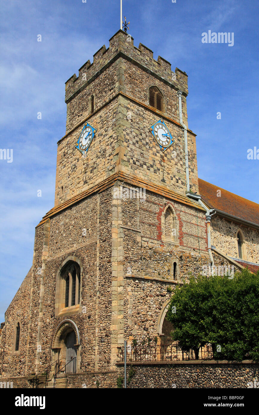 St Leonards Chiesa Seaford East Sussex Regno Unito Foto Stock