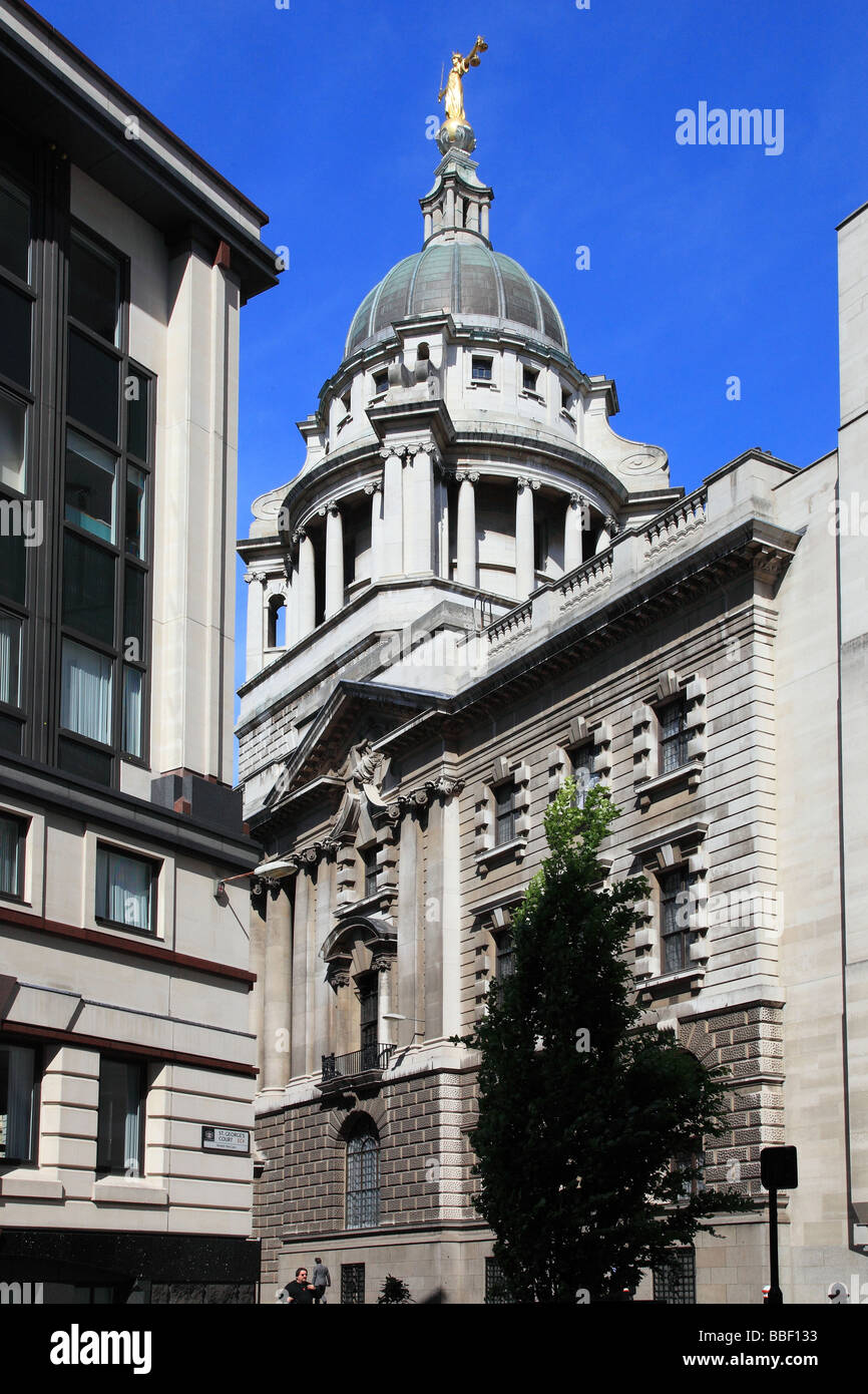 Old Bailey centrale Tribunale penale City of London Inghilterra England Foto Stock