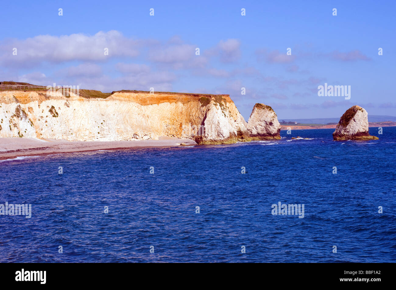 La baia di acqua dolce, acqua dolce, Isle of Wight, England, Regno Unito, GB. Foto Stock