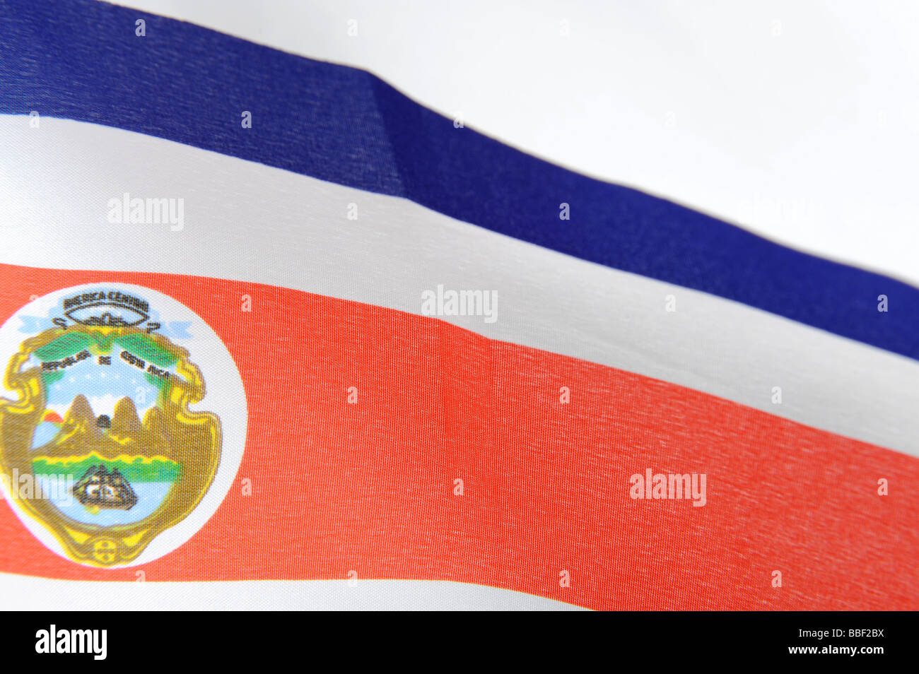 Costa Rica bandiera nazionale Foto Stock