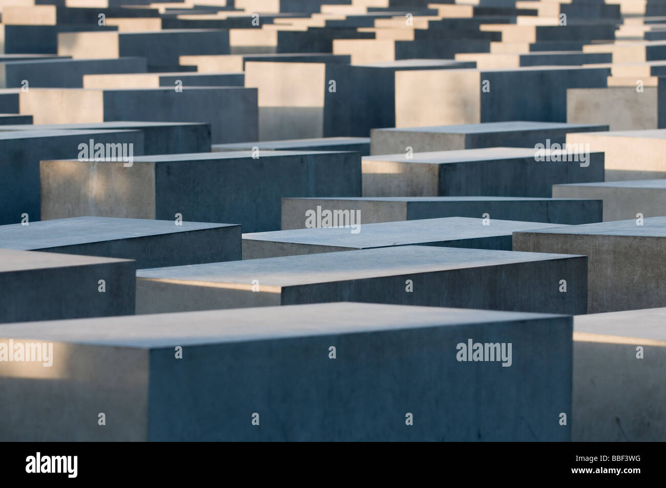 Memoriale al assassinato ebrei di Europa Foto Stock