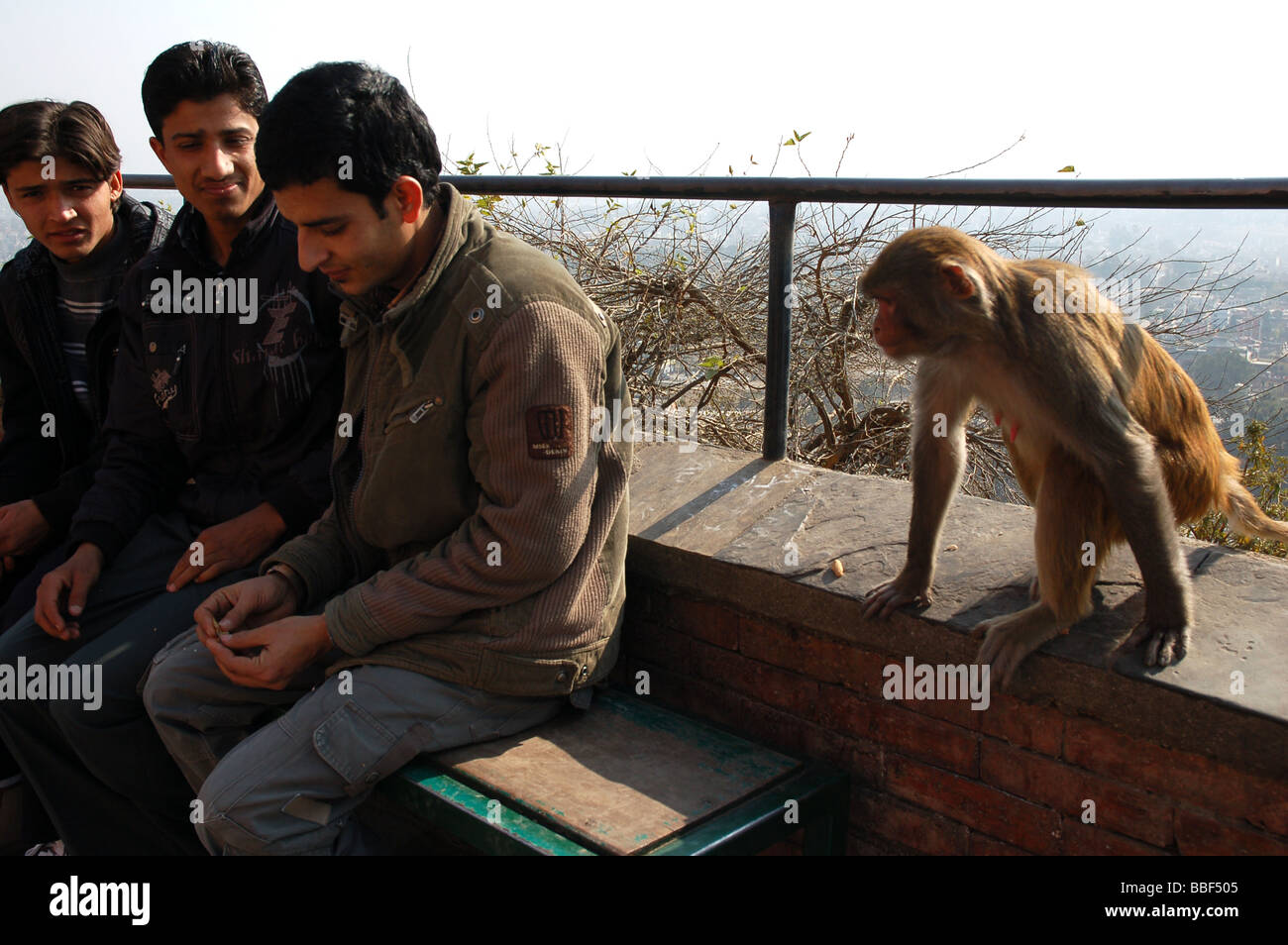 Popolo nepalese di Kathmandu in Nepal Foto Stock