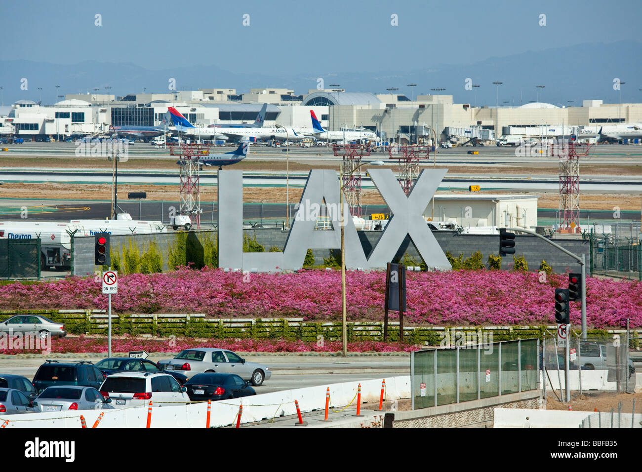 LAX Los Angeles International Airport Foto Stock
