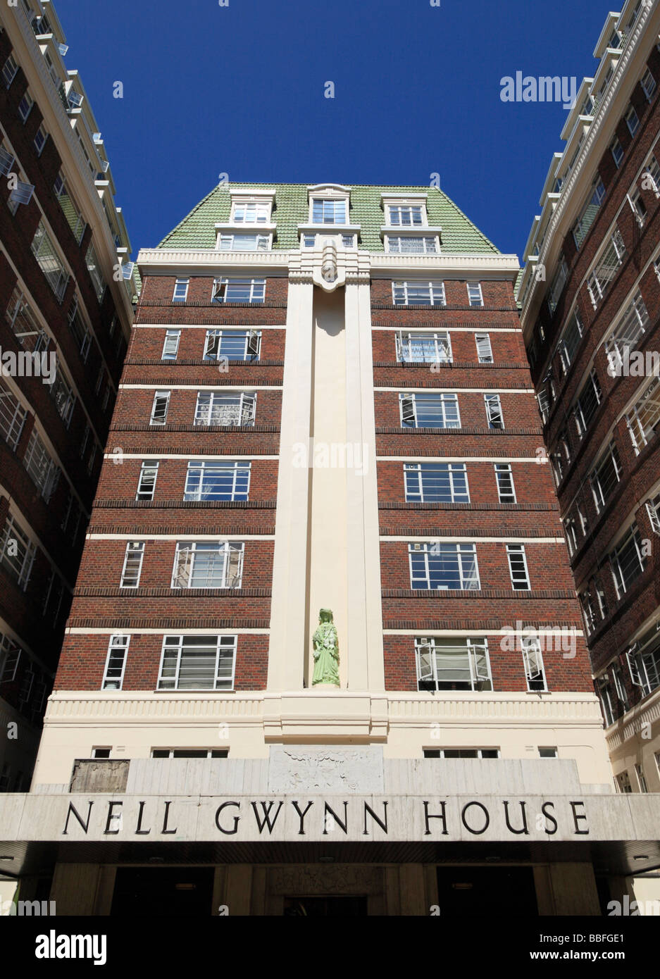 Nell Gwynn House blocco di appartamenti a Chelsea, Londra, Inghilterra, Regno Unito. Foto Stock
