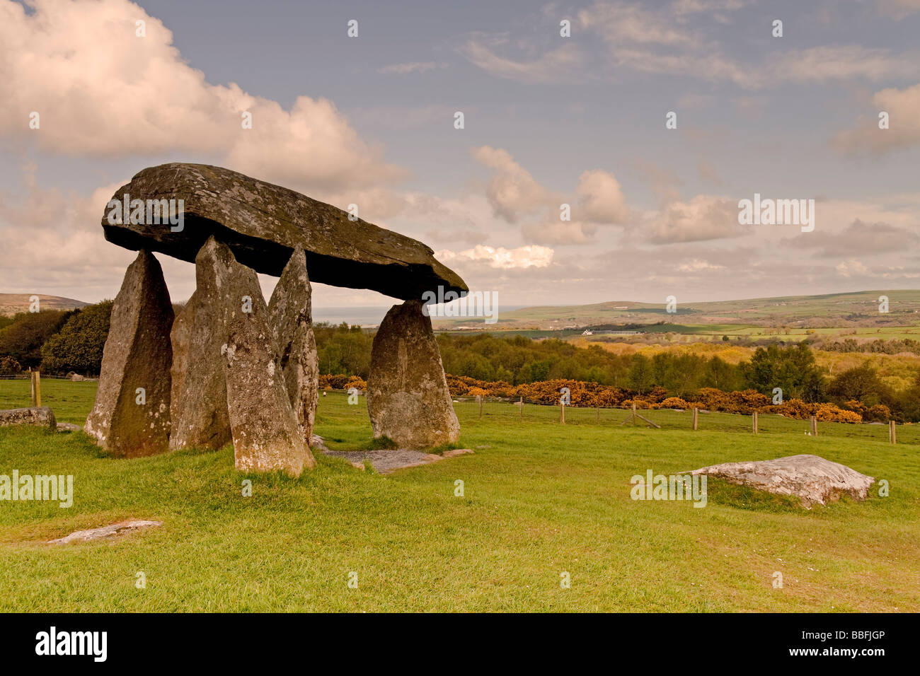 Pentre Ifan sepoltura camera Foto Stock