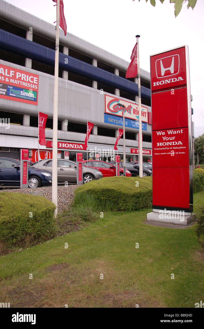 Honda concessionari a Colindale, London, England, Regno Unito Foto Stock