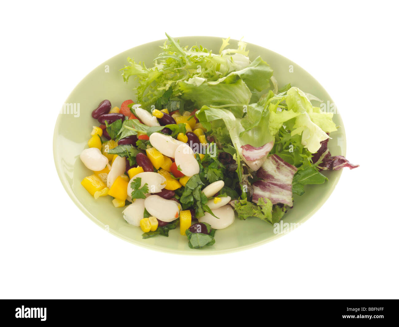 Miscelati Insalata di fagioli Foto Stock