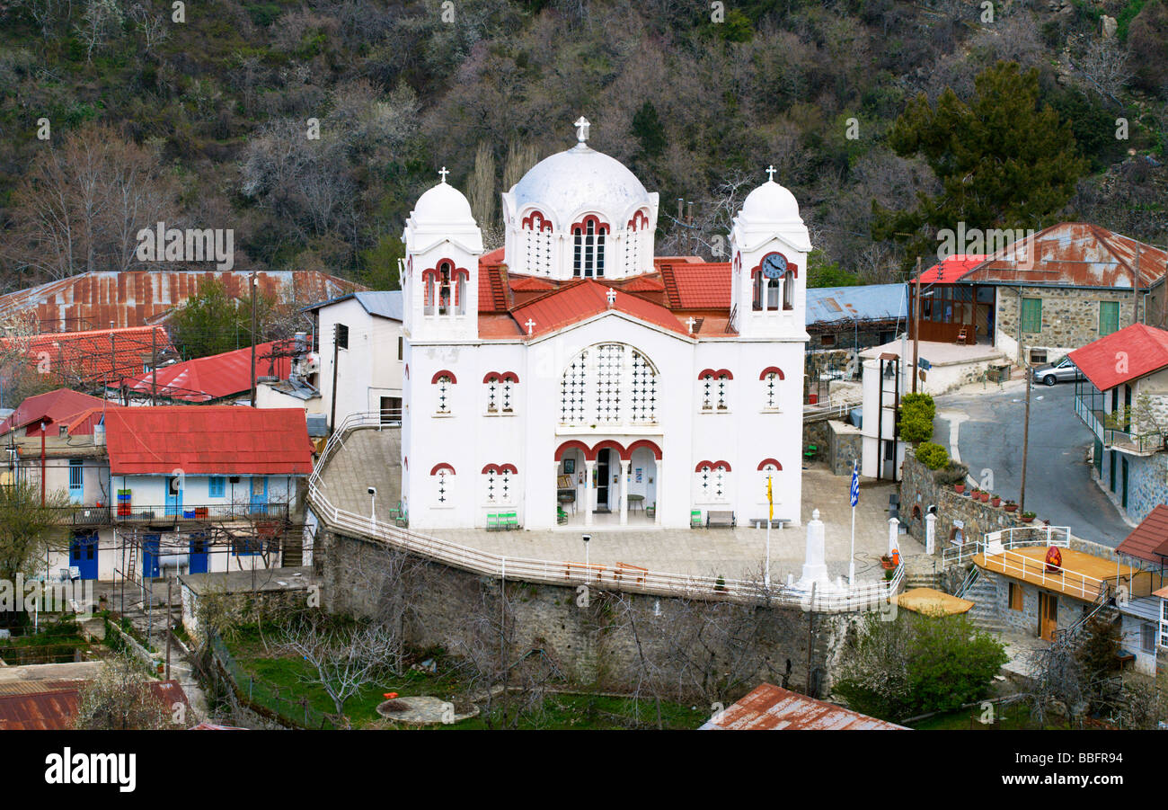 La bellissima isola di Cipro. Monti Troodos Foto Stock