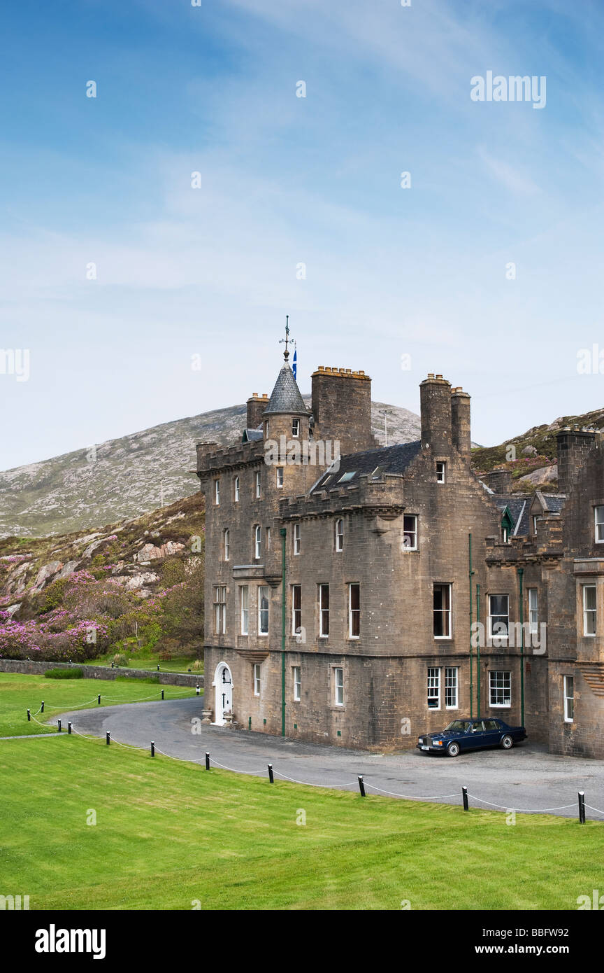 Il castello di Amhuinnsuidhe, Isle of Harris, Ebridi Esterne, Scozia Foto Stock