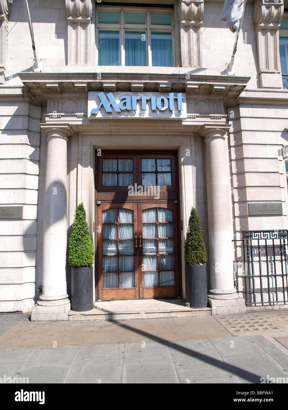 Marriott Hotel Park Lane London Inghilterra England Foto Stock