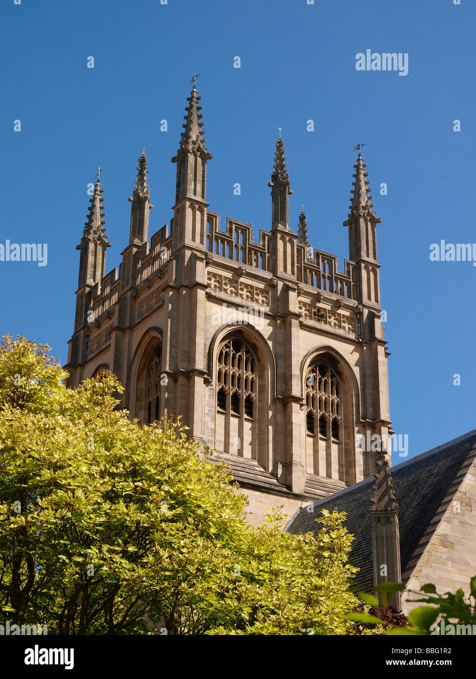 La cappella del Merton College di Oxford University Oxford, Inghilterra, Foto Stock