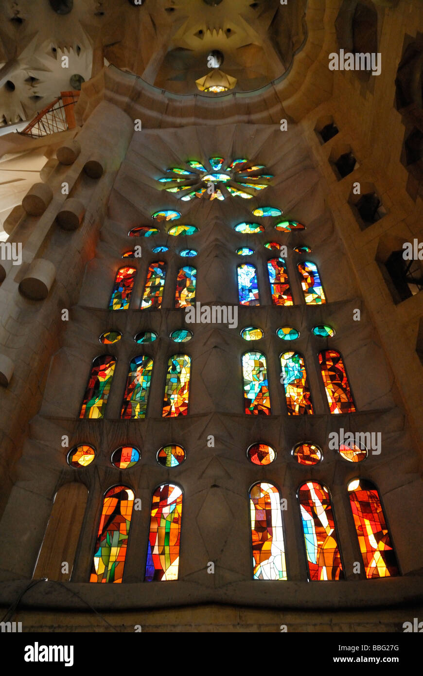 Sagrada familiarità, Barcellona Spagna Foto Stock