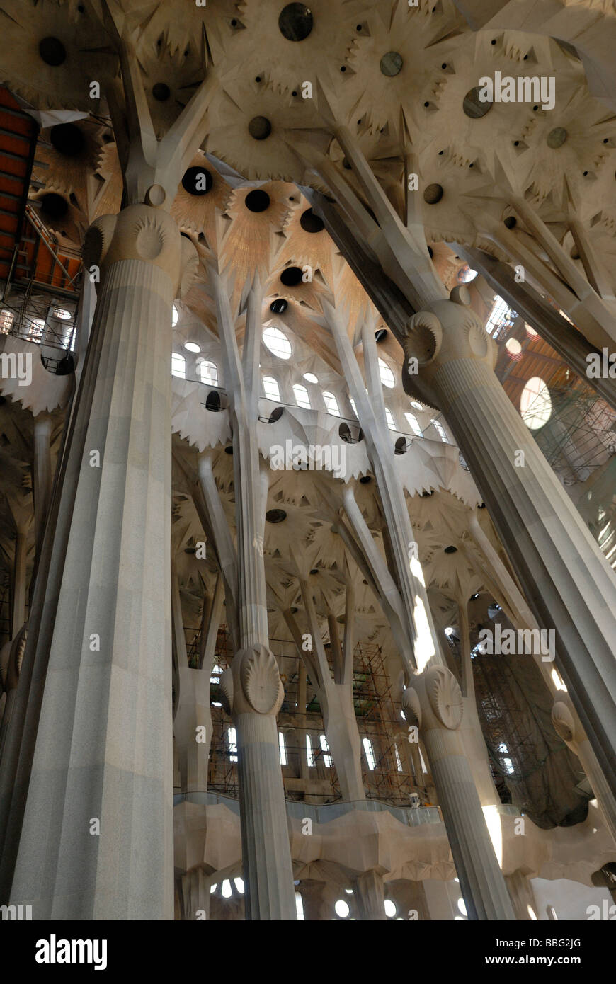 Sagrada familiarità, Barcellona Spagna Foto Stock