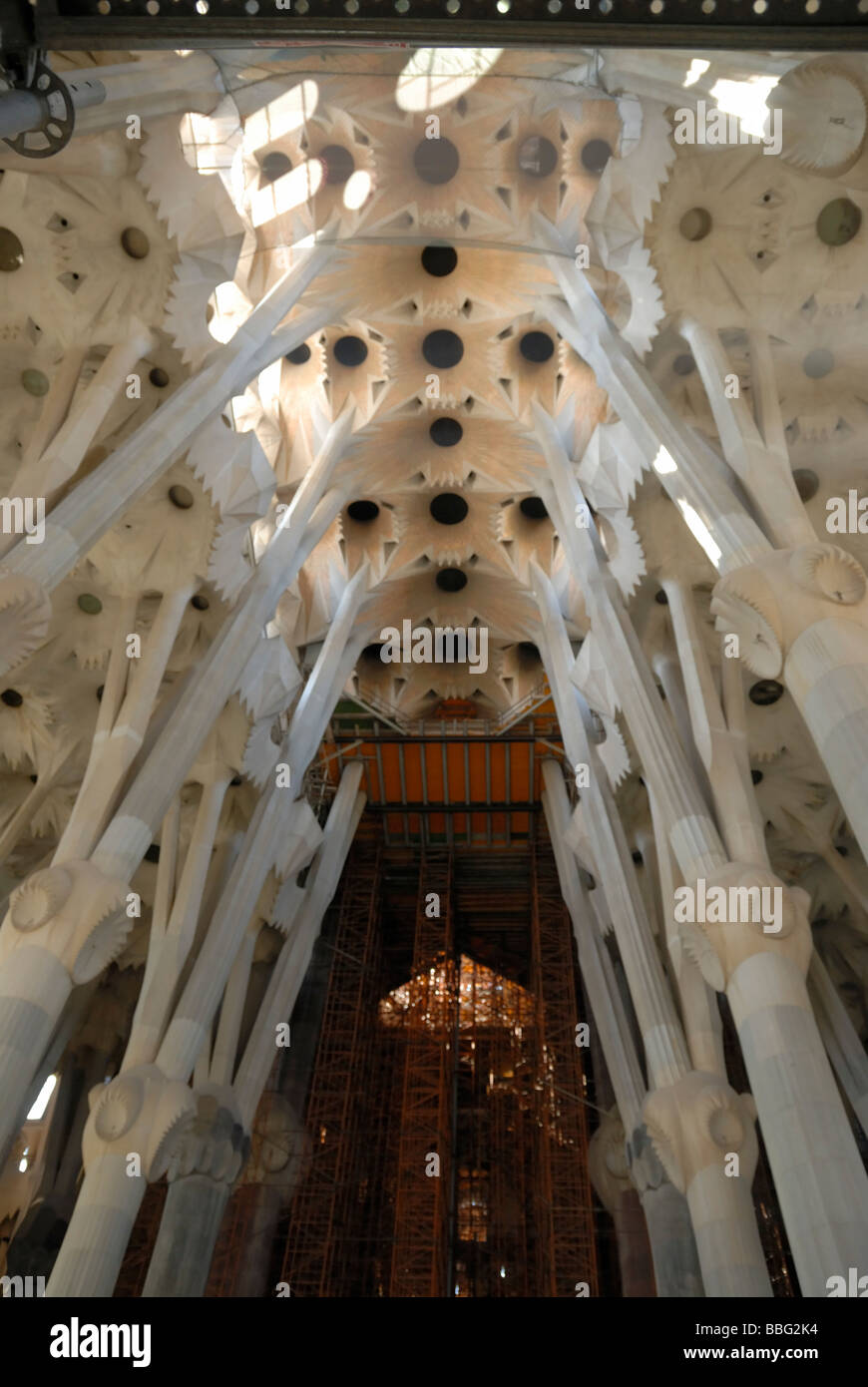 Sagrada familiarità, Barcellona Spagna Foto Stock