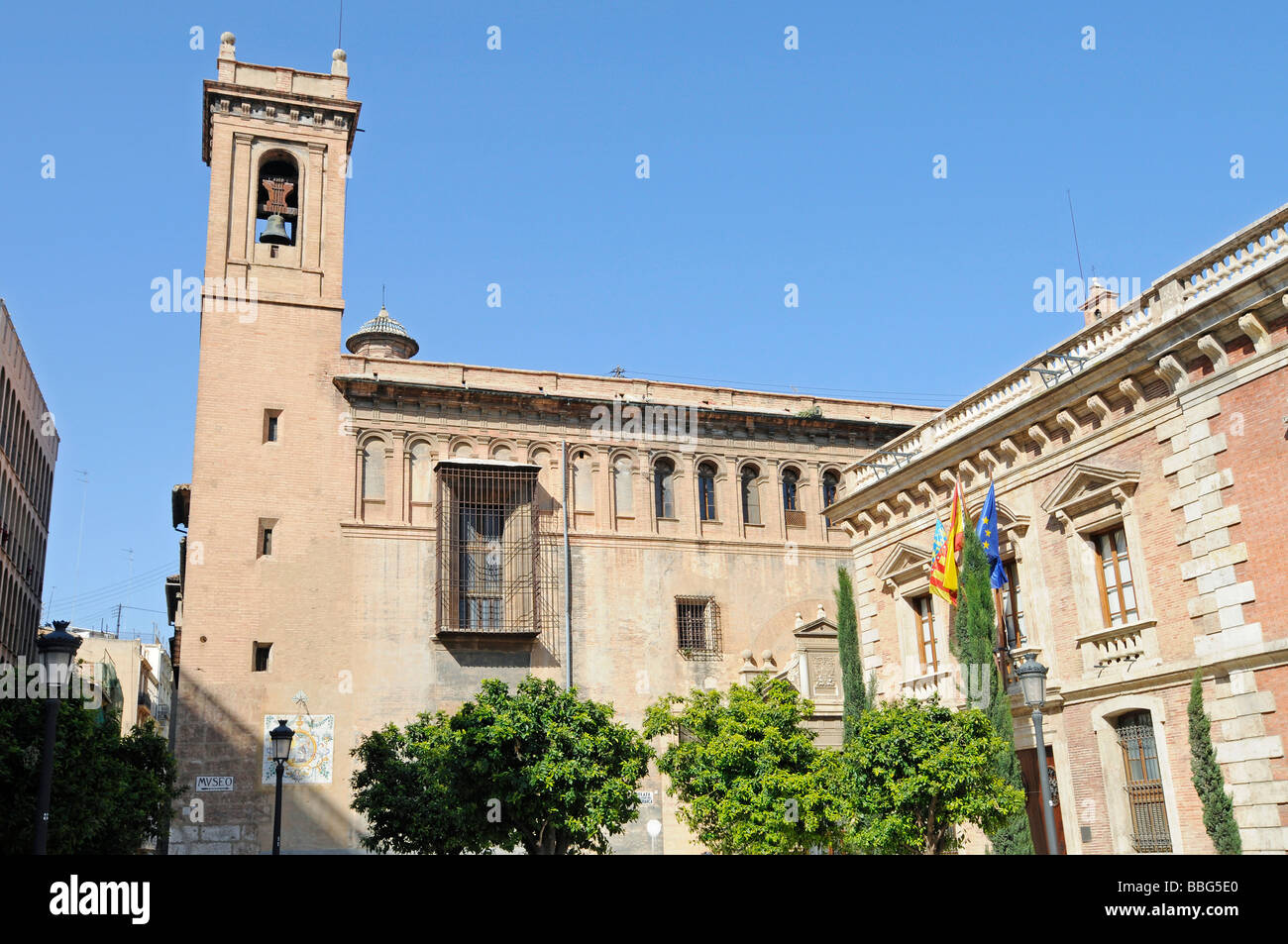 Museo del Patriarca, museo, arte, dipinti, Plaza del Patriarca, quadrato, Universidad Literaria, Università di Valencia, Spagna, Foto Stock