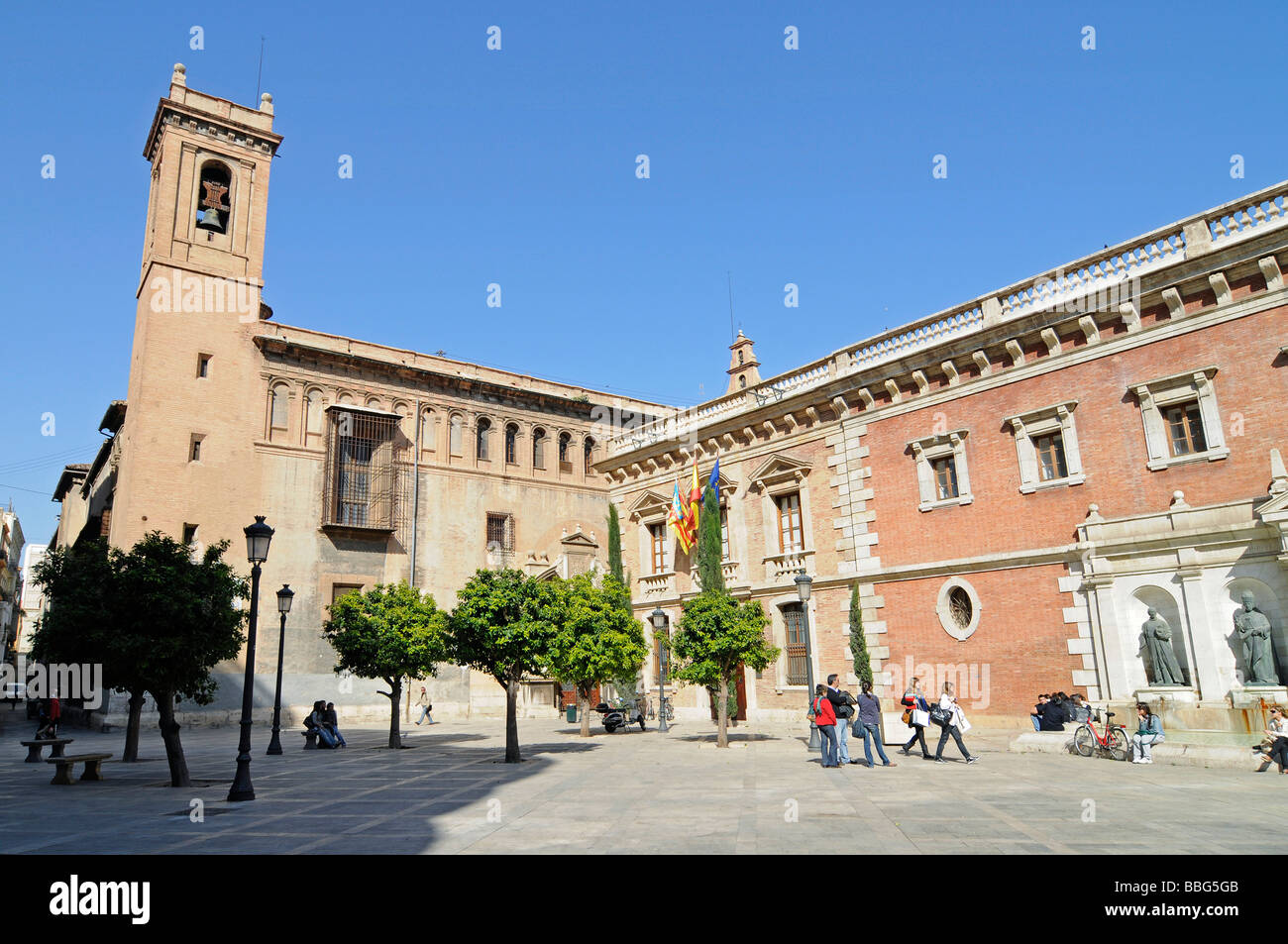 Museo del Patriarca, museo, arte, dipinti, Plaza del Patriarca, quadrato, Universidad Literaria, Università di Valencia, Spagna, Foto Stock