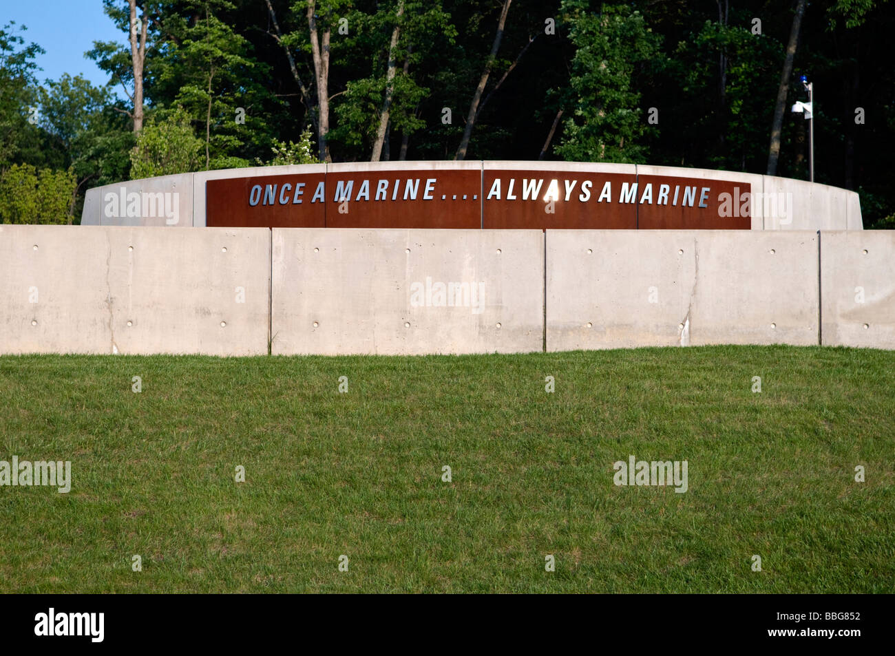 Il Museo Nazionale del Marine Corps, Quantico Marine Corps base, Triangolo Virginia Foto Stock