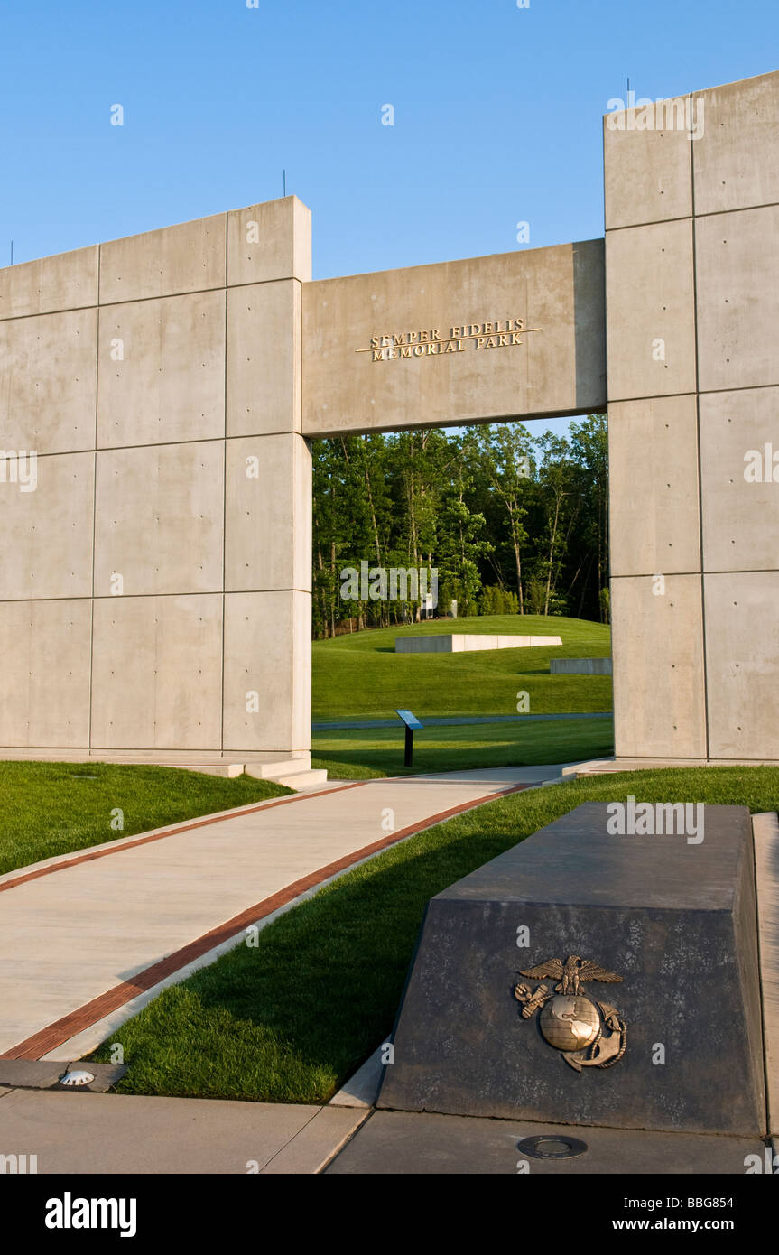 Il Museo Nazionale del Marine Corps, Quantico Marine Corps base, Triangolo Virginia Foto Stock