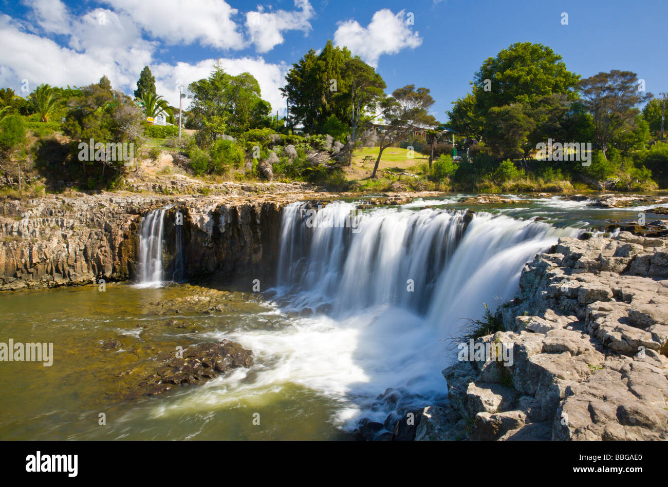 Haruru Falls Paihia Northland Nuova Zelanda Foto Stock