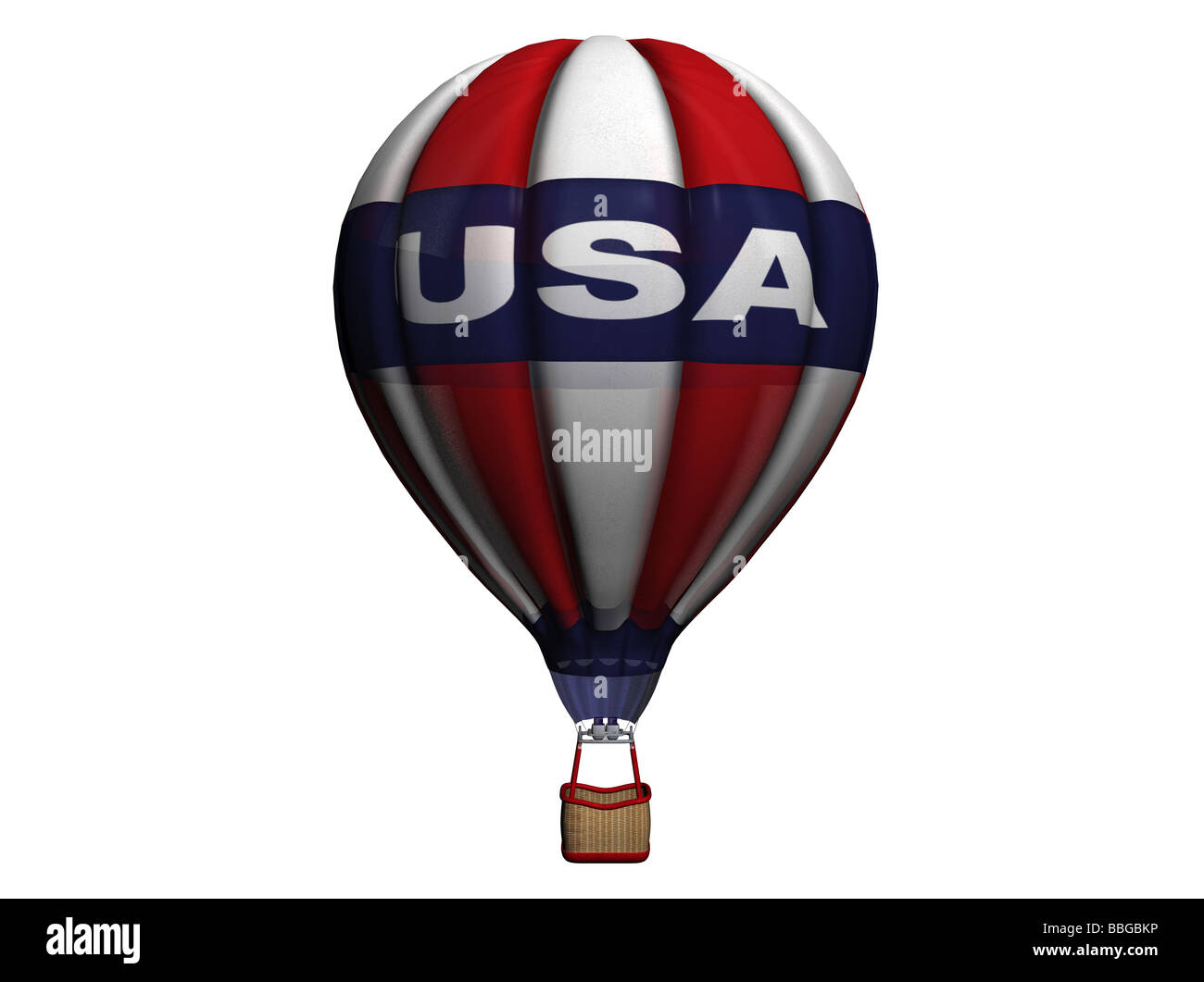 3D illustrazione di un palloncino Foto Stock