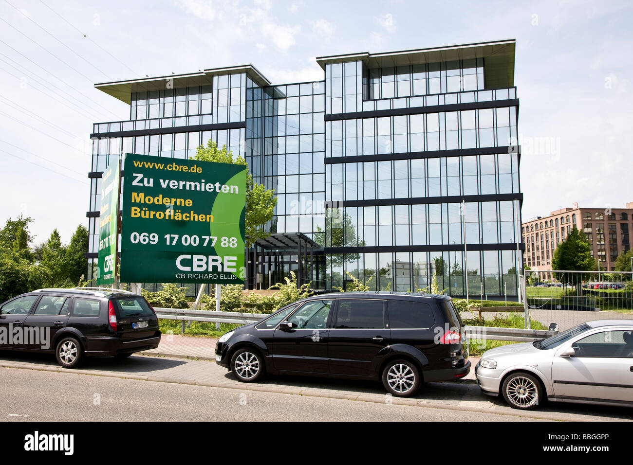 Edificio per uffici in affitto a Frankfurt-Eschborn Germania Foto Stock