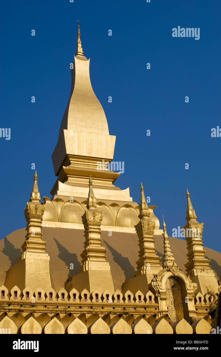 Pha That Luang, Laos, Vientiane Foto Stock