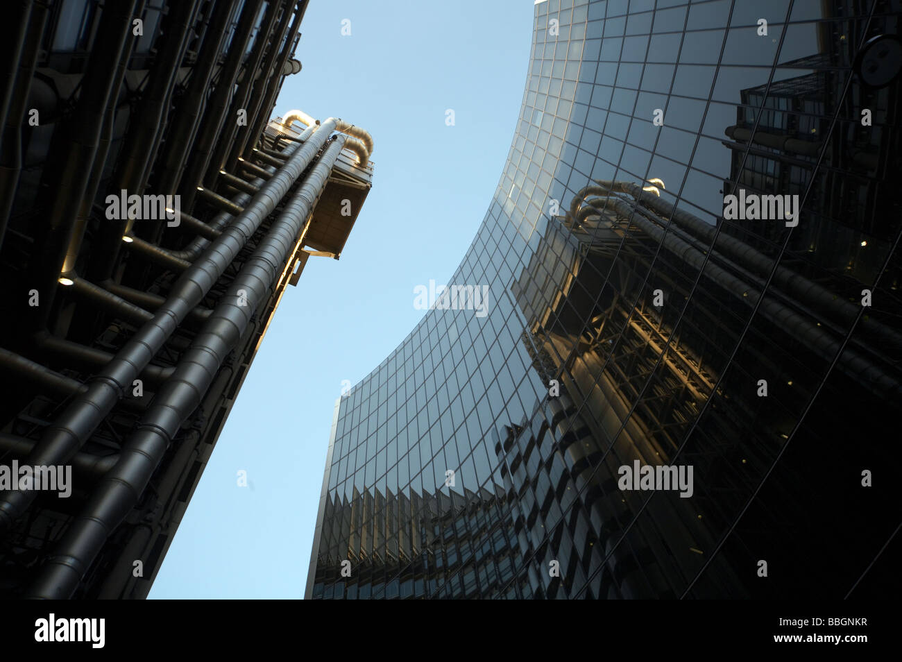 Edifici per uffici a Londra città distretto finanziario UK Foto Stock