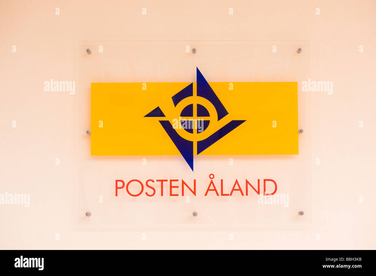 Post office Mariehamn Aland in Finlandia Foto Stock
