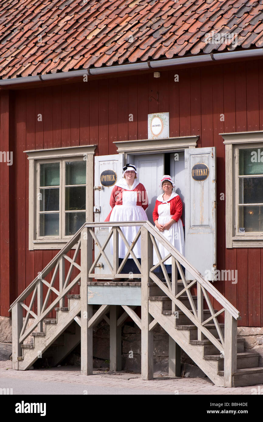 Museo della farmacia di Turku Finlandia Foto Stock