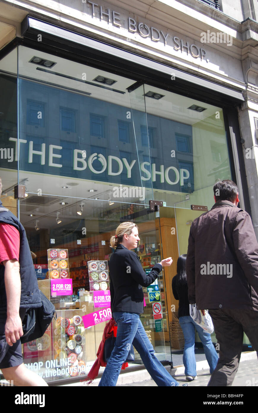 Il Body Shop Regents Street London Foto Stock