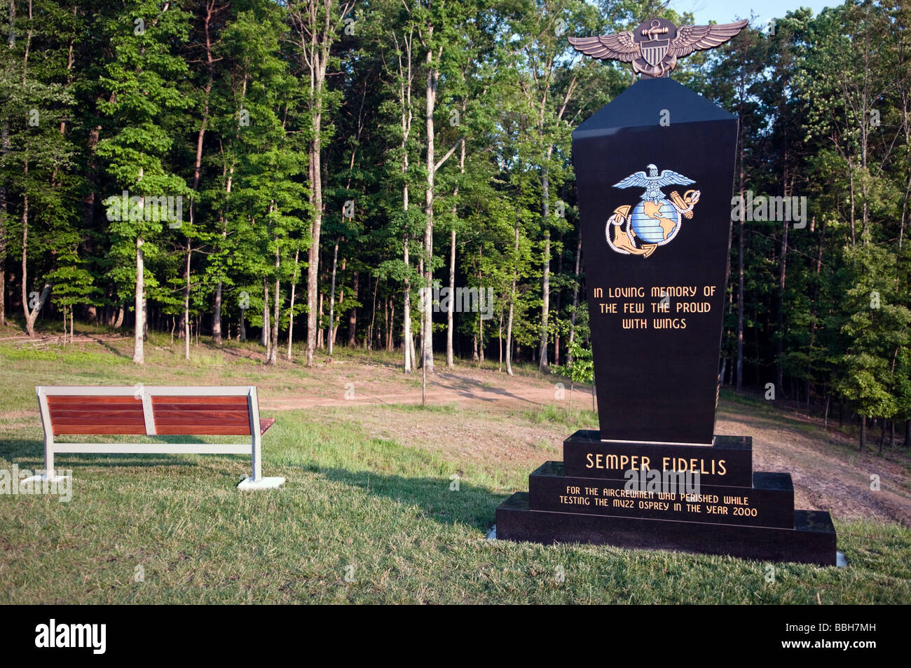 Il Museo Nazionale del Marine Corps, Quantico Marine Corps base, Triangolo Virginia, Semper Fidelis Memorial Park. Foto Stock