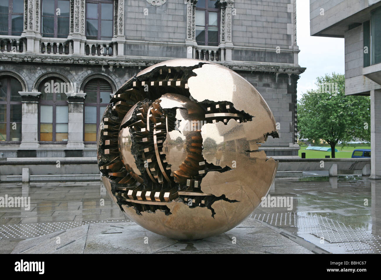 Dublino Trinity college Berkeley library Foto Stock