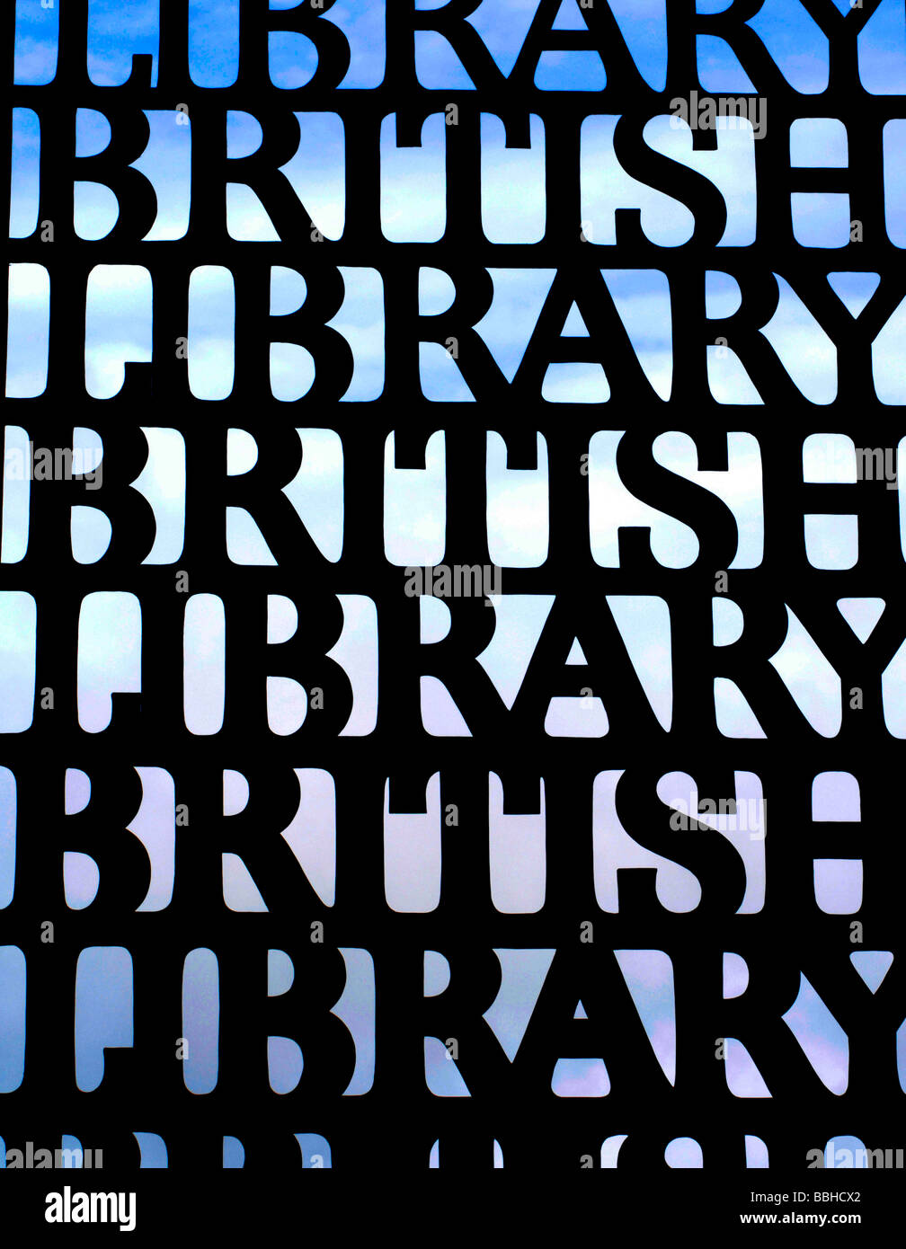 La British Library di Londra, Gran Bretagna, Regno Unito Foto Stock