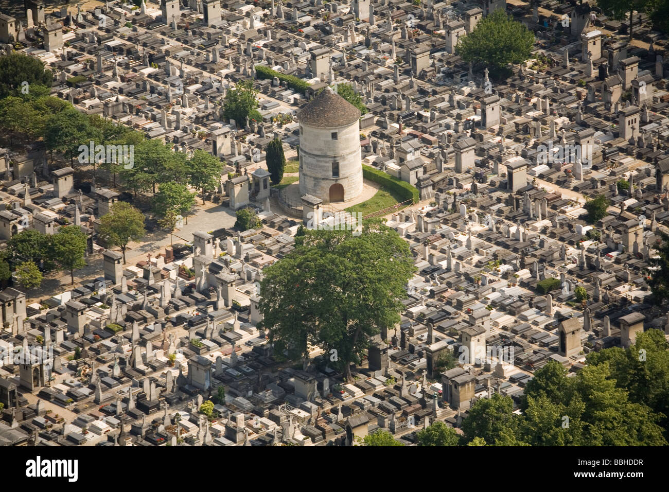 Cimetiere de Montmartre è il più famoso cimitero in Parigi Francia Foto Stock